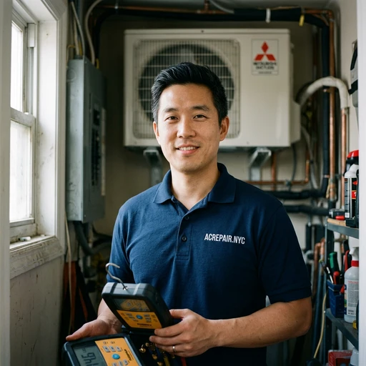 Marcus Delgado, Lead HVAC Technician at AC Repair NYC